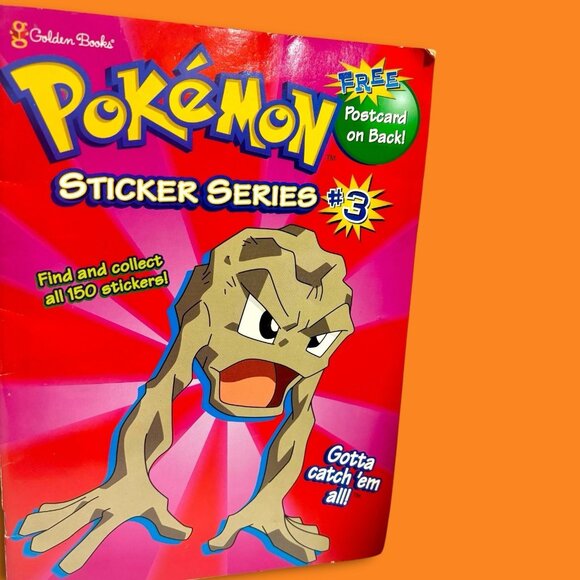 Vintage Pokémon Golden Books 1999 Sticker Series Activity Books 2 & 3. READ! - Picture 3 of 12